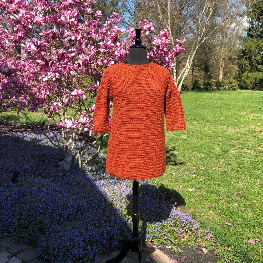 Handmade Elbow Sleeve Tunic Sweater by BLD